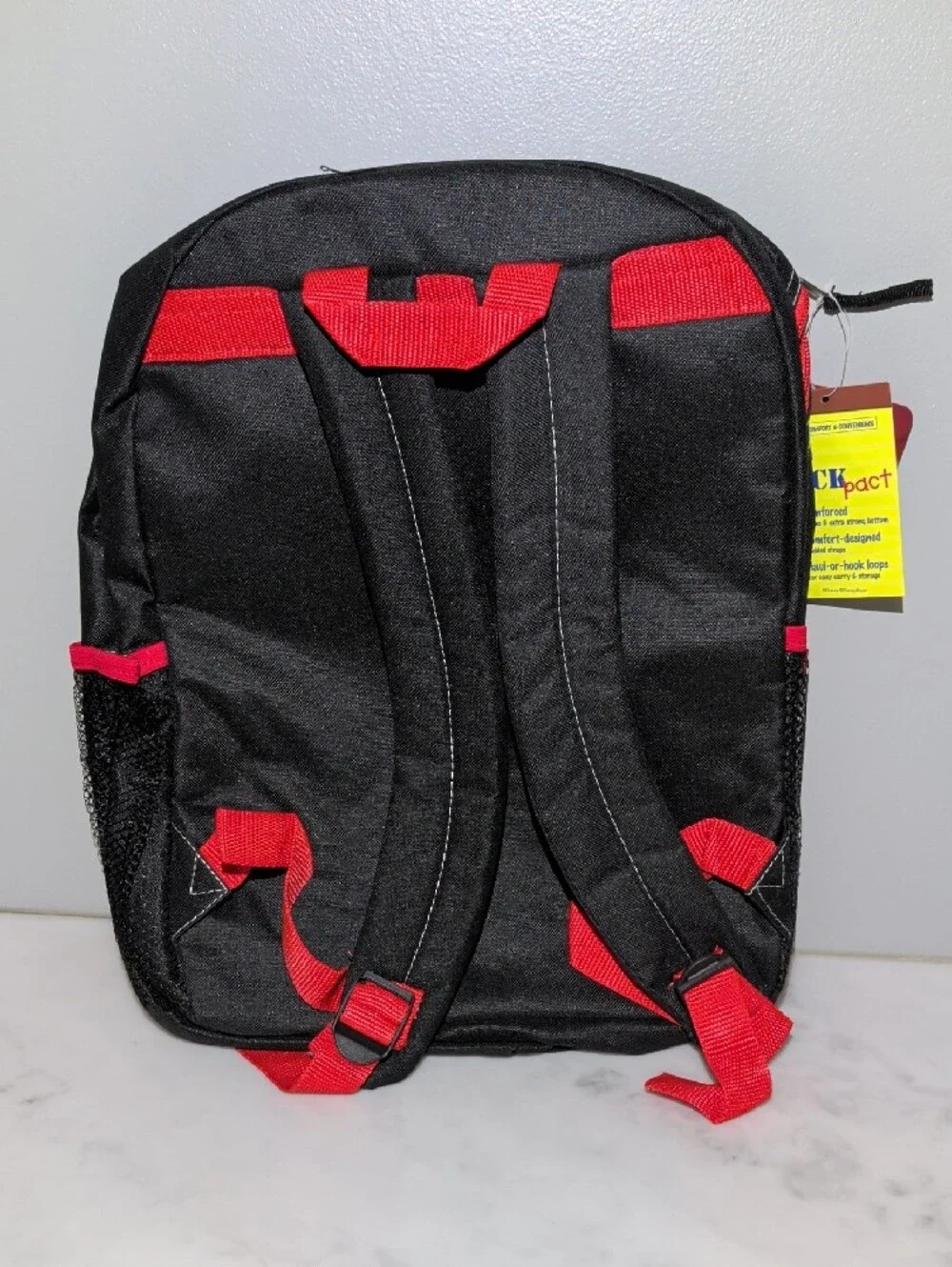 Disney Cars School Backpack in Black, Red and Gray